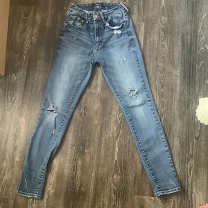 5/$25 ⚡️Aero distressed high rise skinny